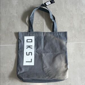 BRAND NEW LSKD GRAY CANVAS TOTE BAG!